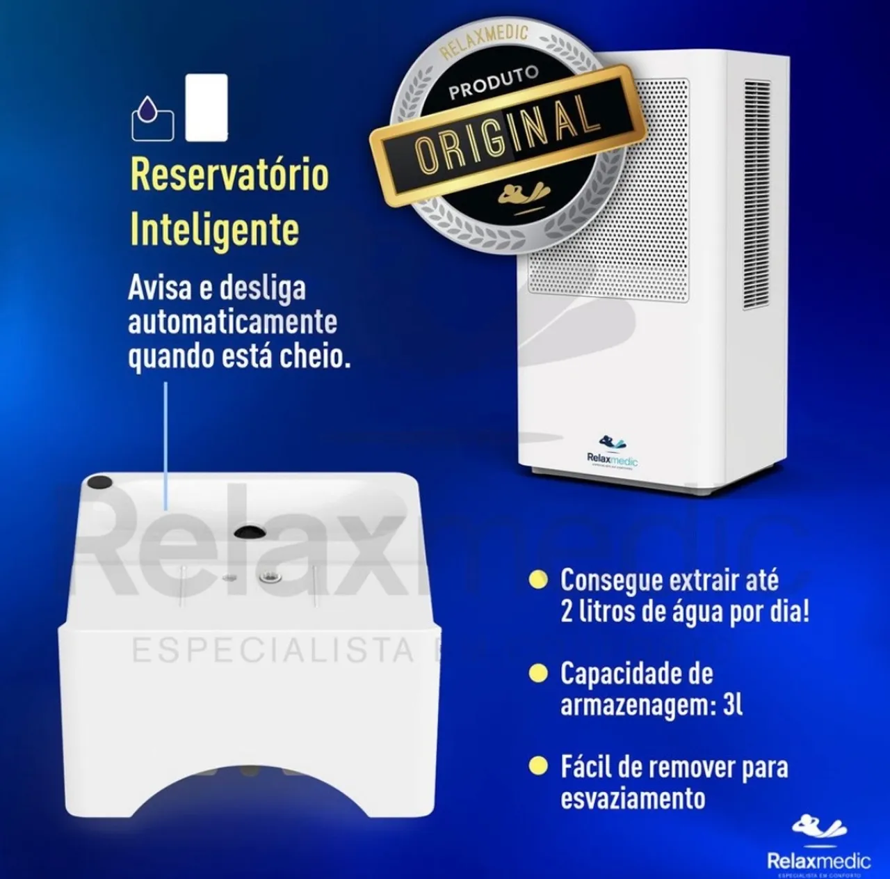 Desumidificador relaxmed íon Max