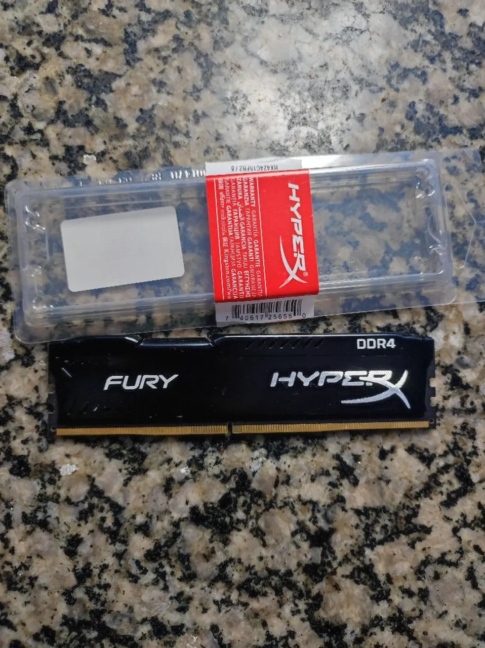 Memória RAM HyperX Fury DDR4 8GB 2400MHz