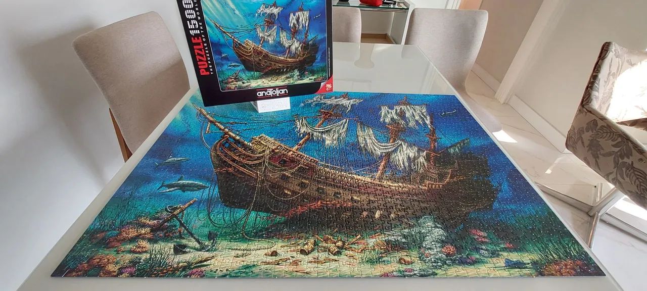 Lindíssimo Quebra-Cabeça 1500 peças - Anatolian, Naufrágio. - Foto 2