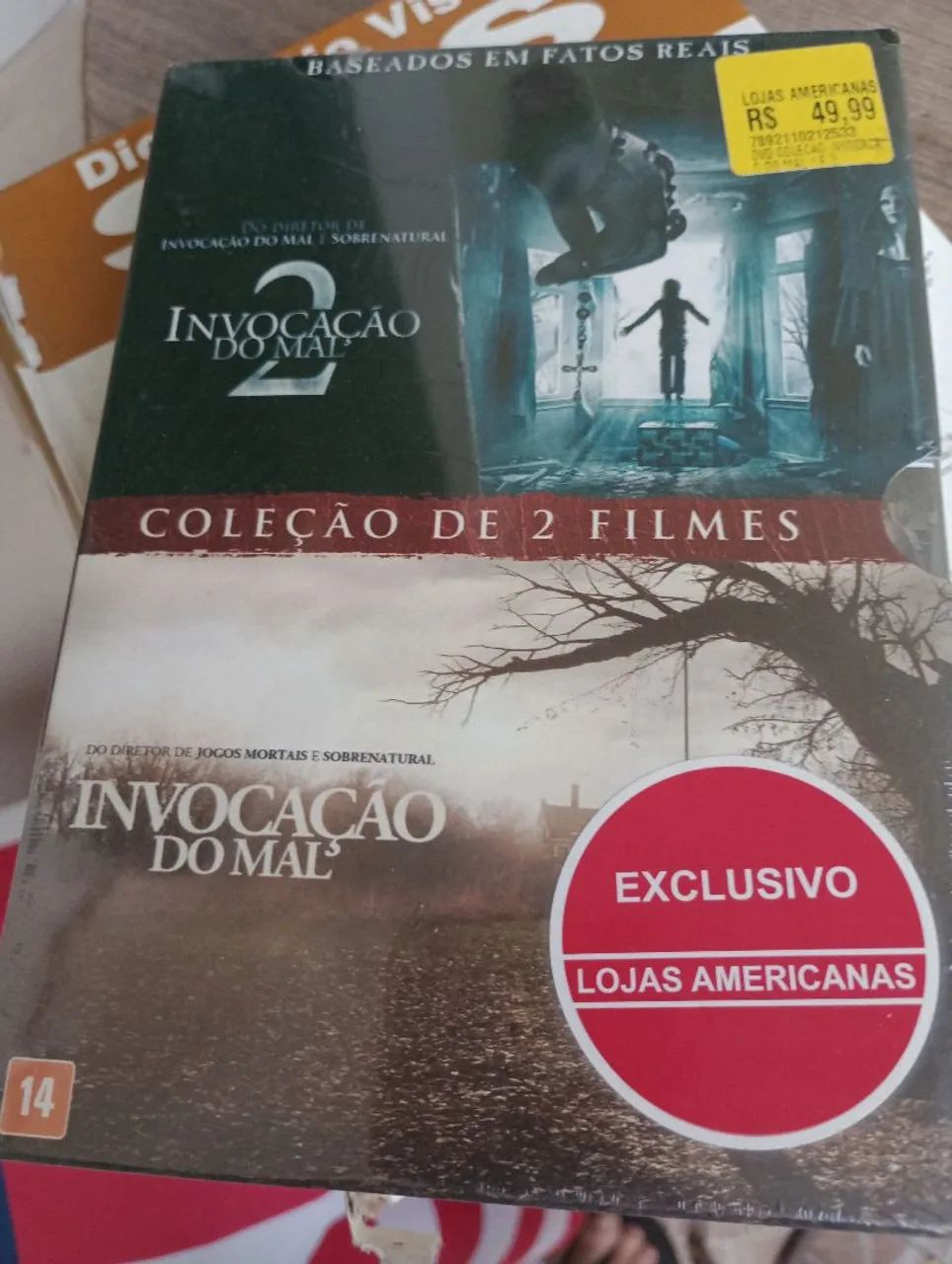Box coleção invocação do mal lacrado 2 filmes 