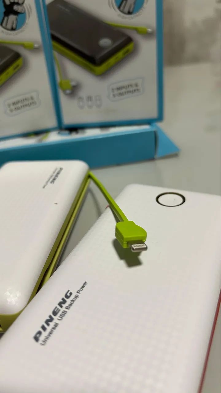 Power Bank de 2000mAh com 2 entradas e 3 saídas  - Foto 2