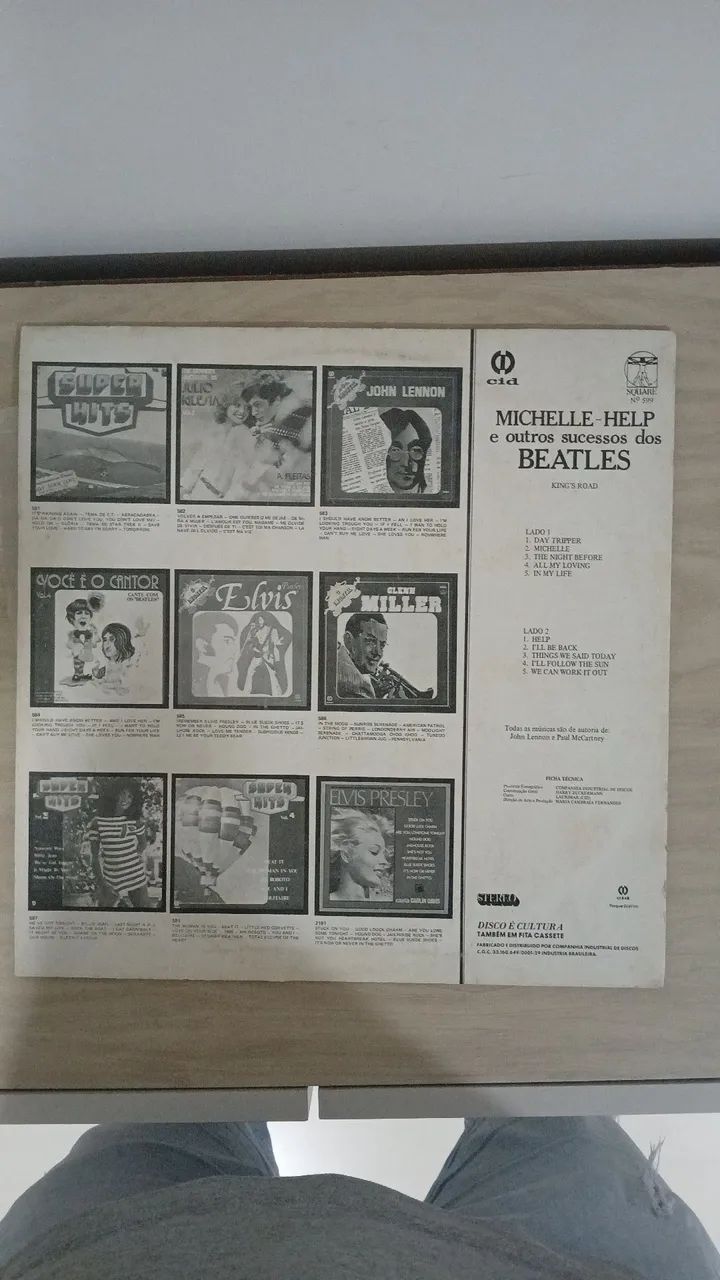 Disco de Vinil - Michelle - Help - Beatles - Foto 2