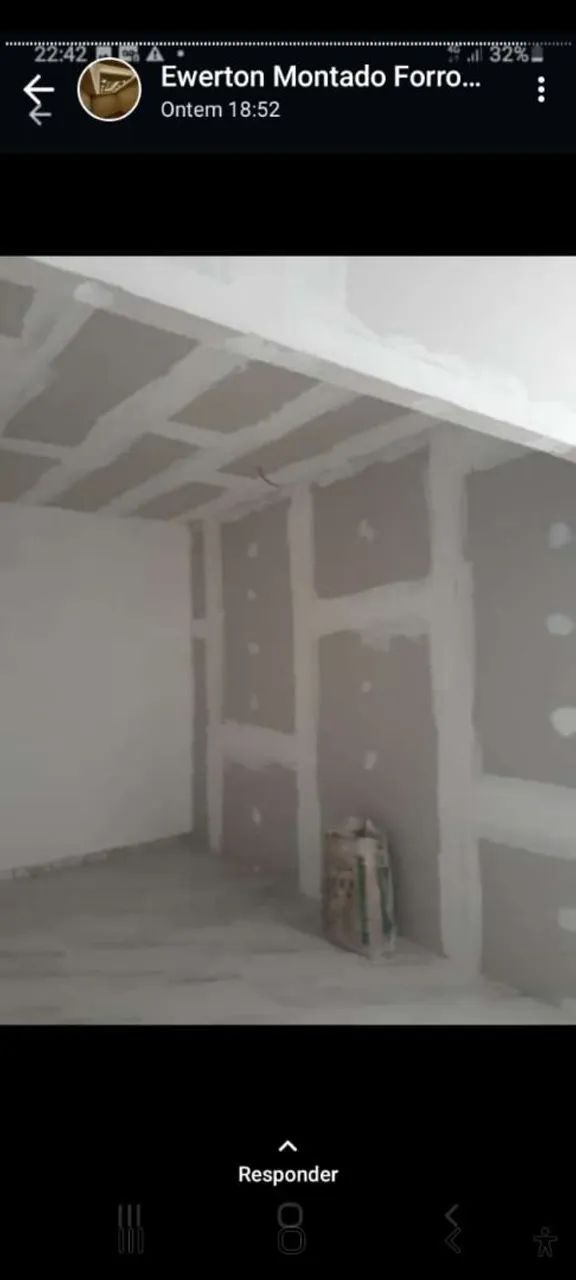Parede de drywall  gesso acartonado  - Foto 3