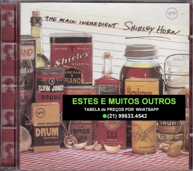 4 Cds da Shirley Horn. Mais de 900 cds e dvds disponíveis.    - Foto 4