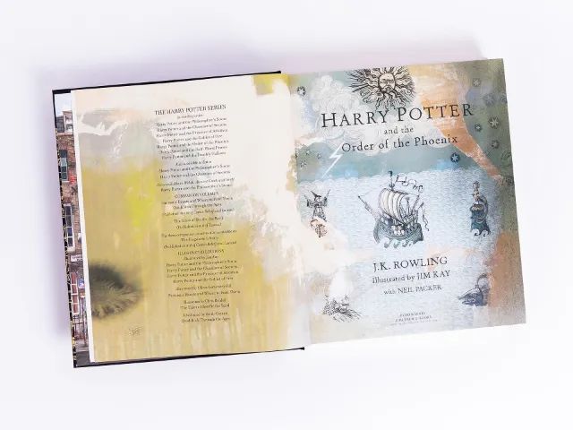 Livro Harry Potter e a Ordem da Fênix Edição de Colecionador Ilustrada - Lacrada Novo - Foto 4