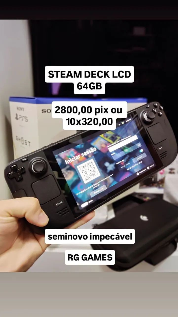 Steam Deck 64gb LCD - Consoles de Vídeo Game - Residencial