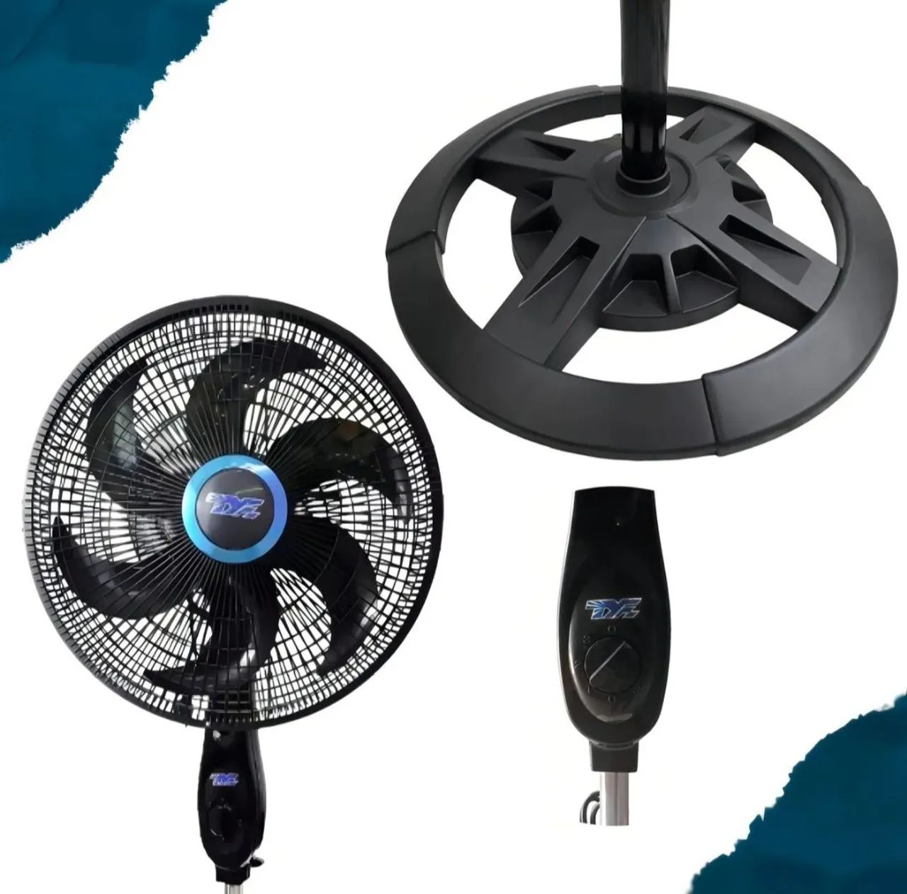 Ventilador Pedestal 75w Tyf 127V 6 hélices - Foto 2