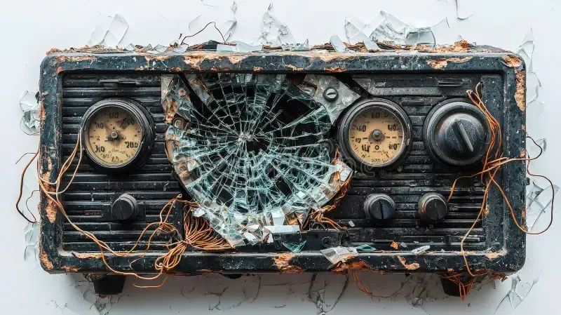 Rádio quebrado - posso consertar pra você !