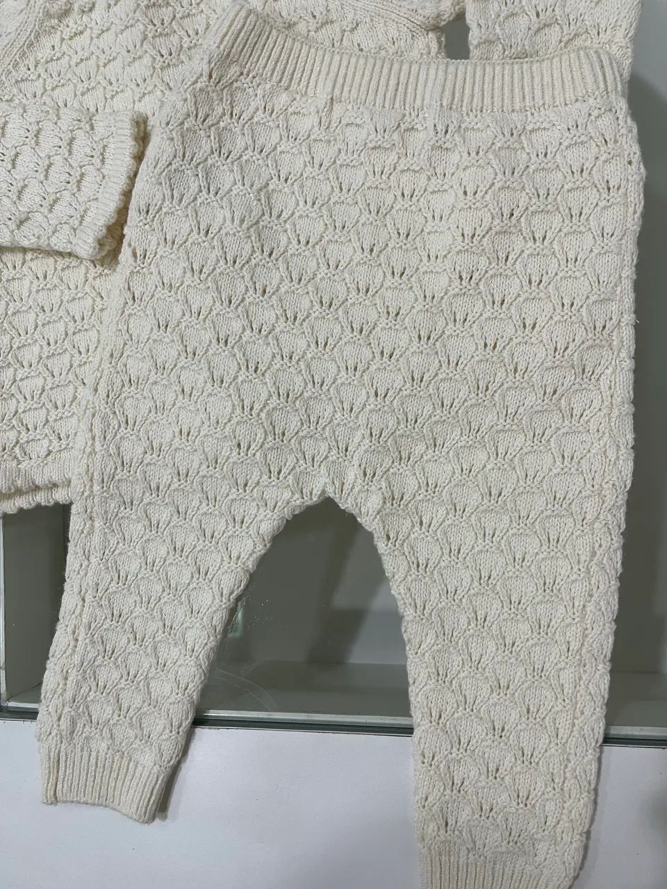 Conjunto de Tricô Zara 1-3 meses - Foto 3