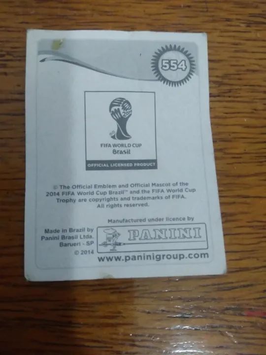 figurinha da copa nº554 fifa world cup - Foto 2