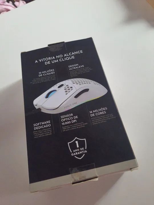 Kit Teclado Logitech G413 Carbon e Mouse Gamer Force One Gripen - Foto 5