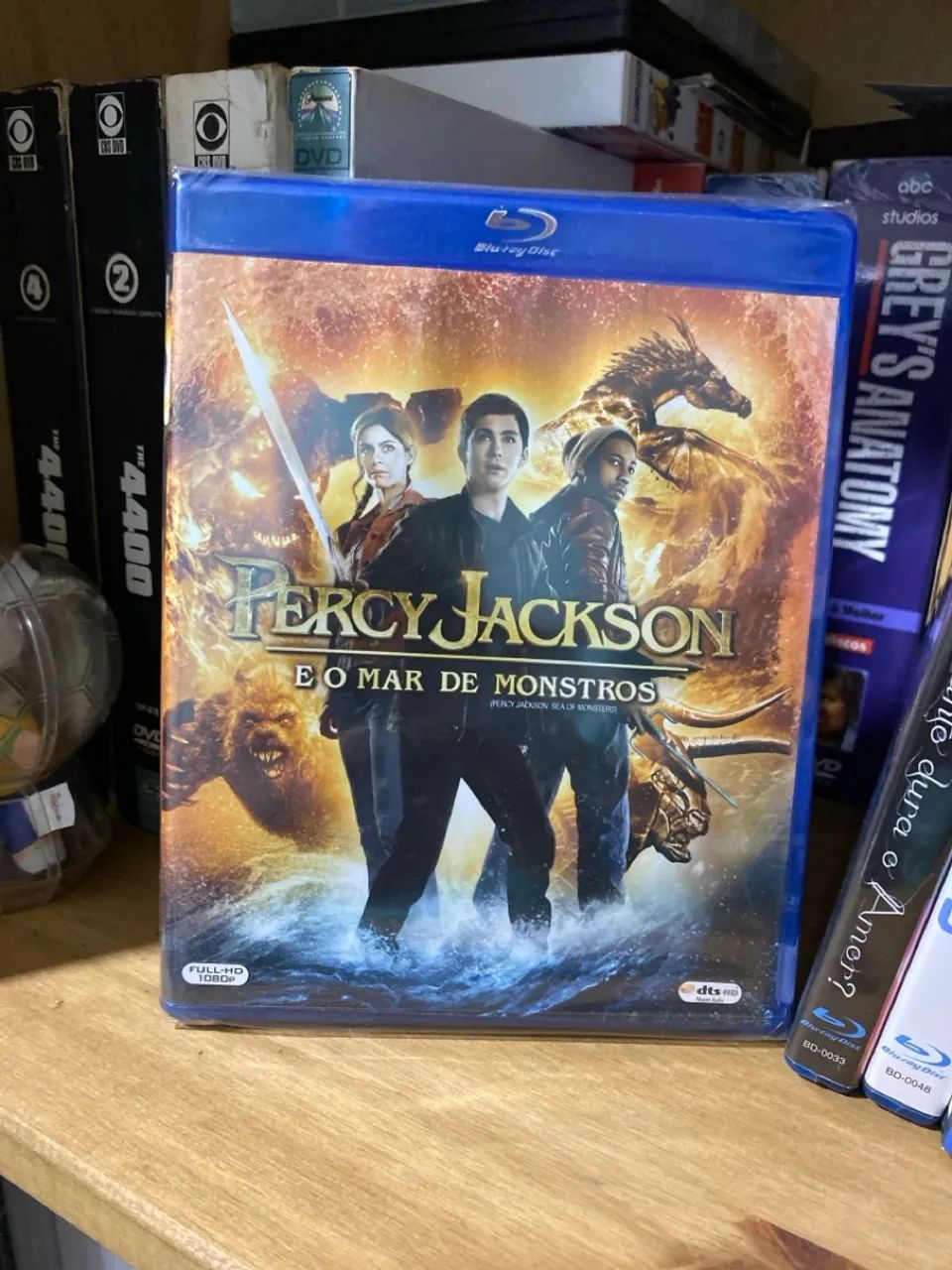 Percy Jackson e o Mar de Monstros Blu-ray? novo lacrado 