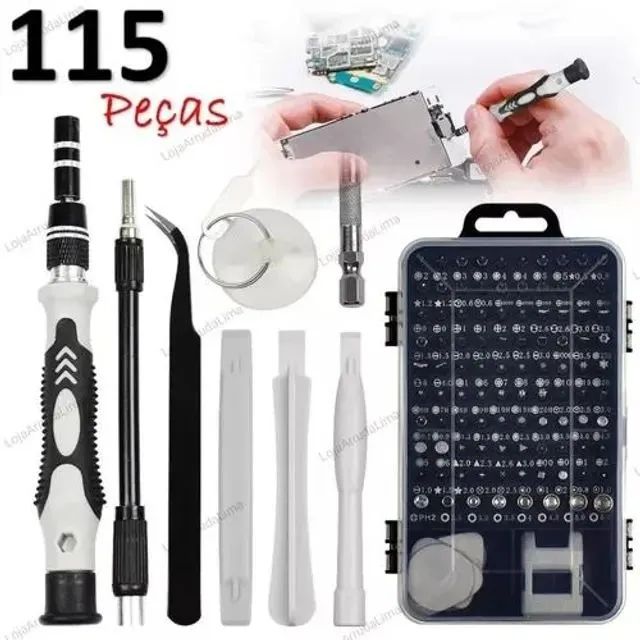 Kit Chaves de Precisão magnética reparo celular/notebook/PC - Foto 4