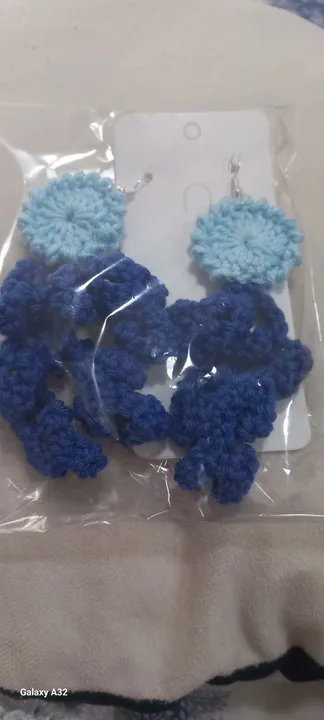 Lindos brincos de croche 