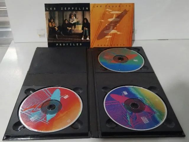 Cd Box Led Zeppelin - Remasters 3 Cd - 1990/92 - Importado - Foto 5