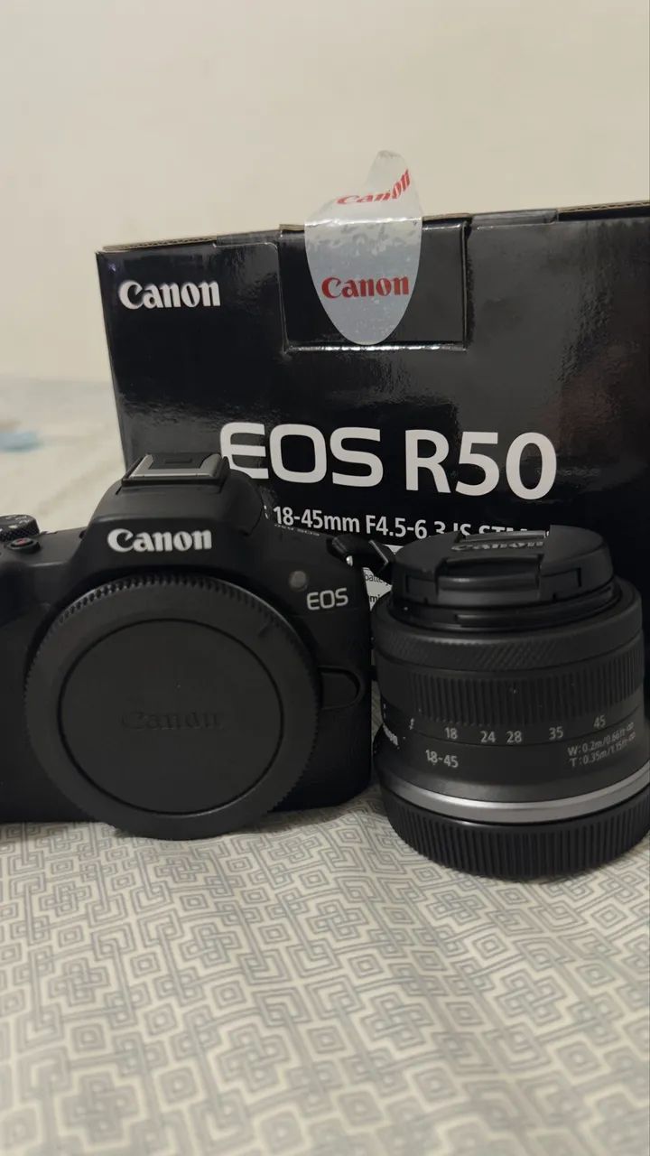 Câmera Cânon R50 Mirrorless + Lente - Foto 5