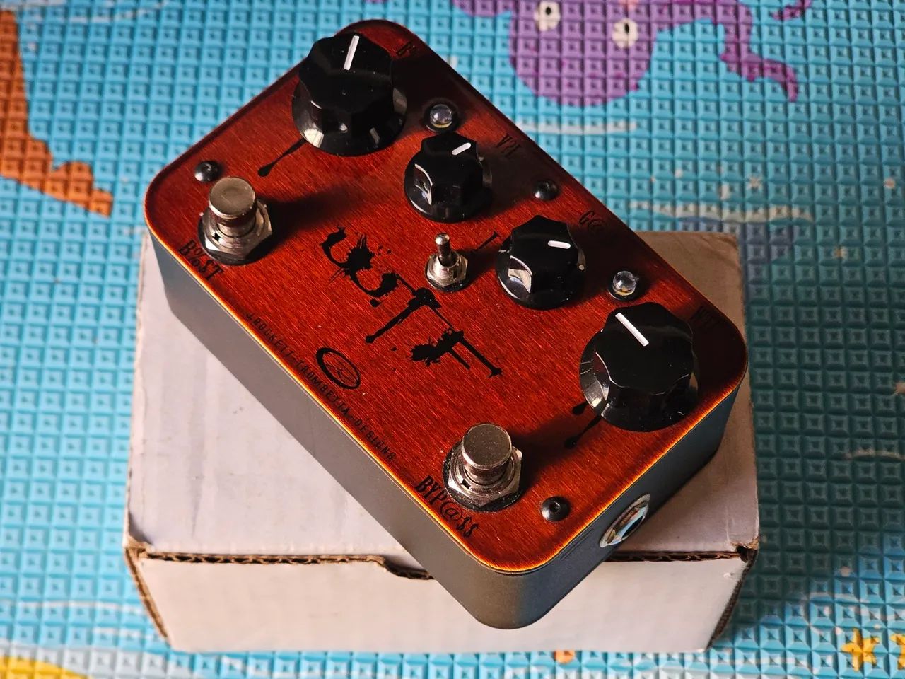 Pedal WTF Fuzz J.rockett Overdrive Booster WTFuzz Made in USA