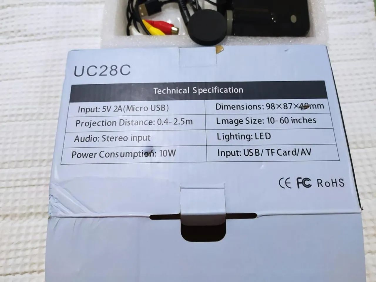 Retroprojetor novo mas não funciona por 100 reais. - Foto 4