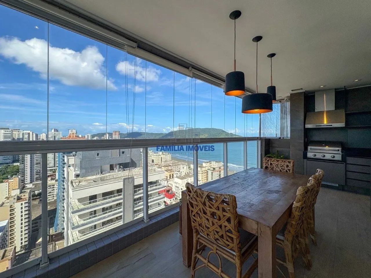 Apartamento Vista Mar á venda 4 quartos 2 suítes Embaré Santos - Foto 7