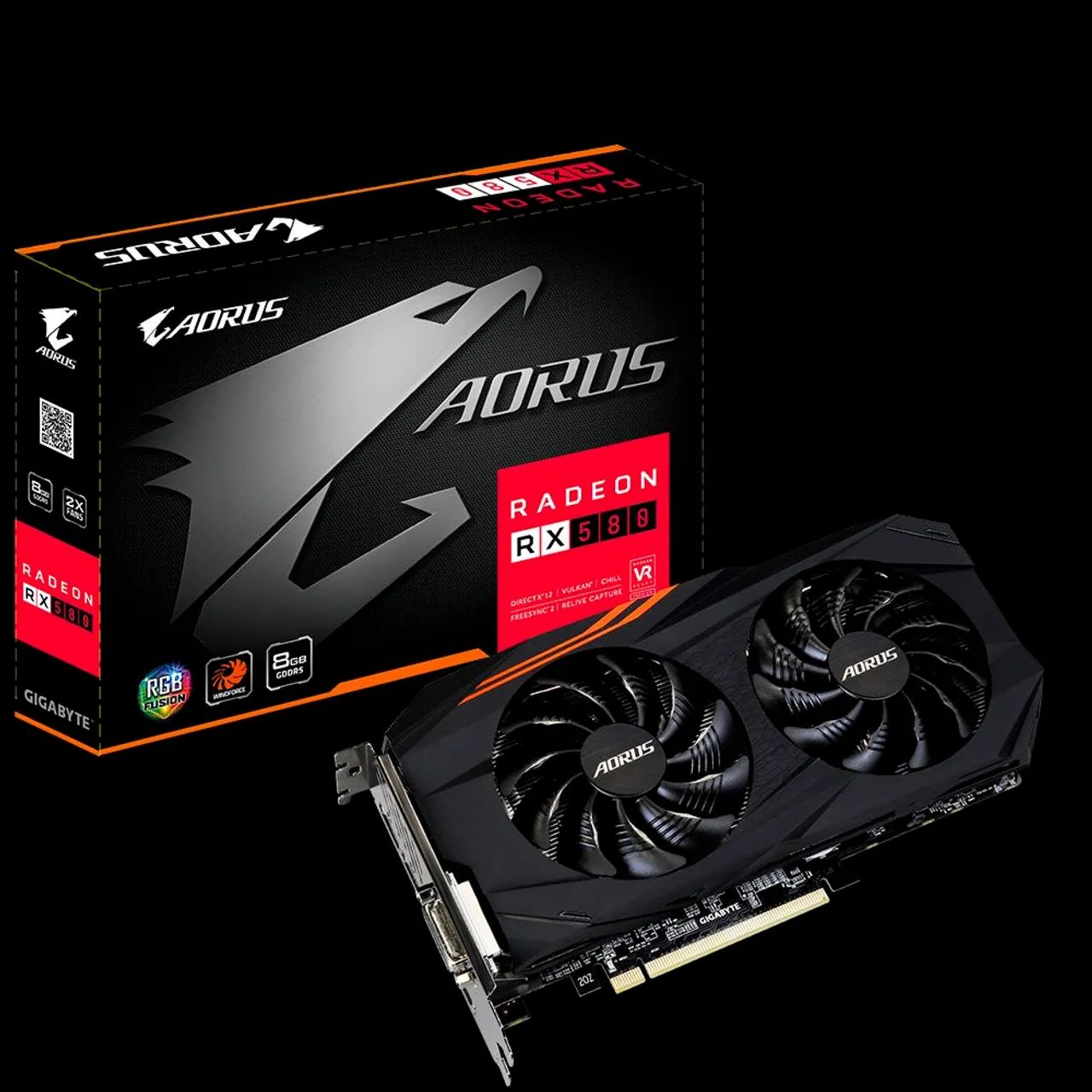Placa de vídeo GigaByte RX580 8Gb