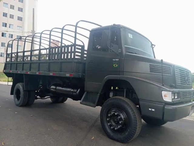 Mercedes Benz 1418 4x4 Traçado Militar Ano 2000 - Foto 2