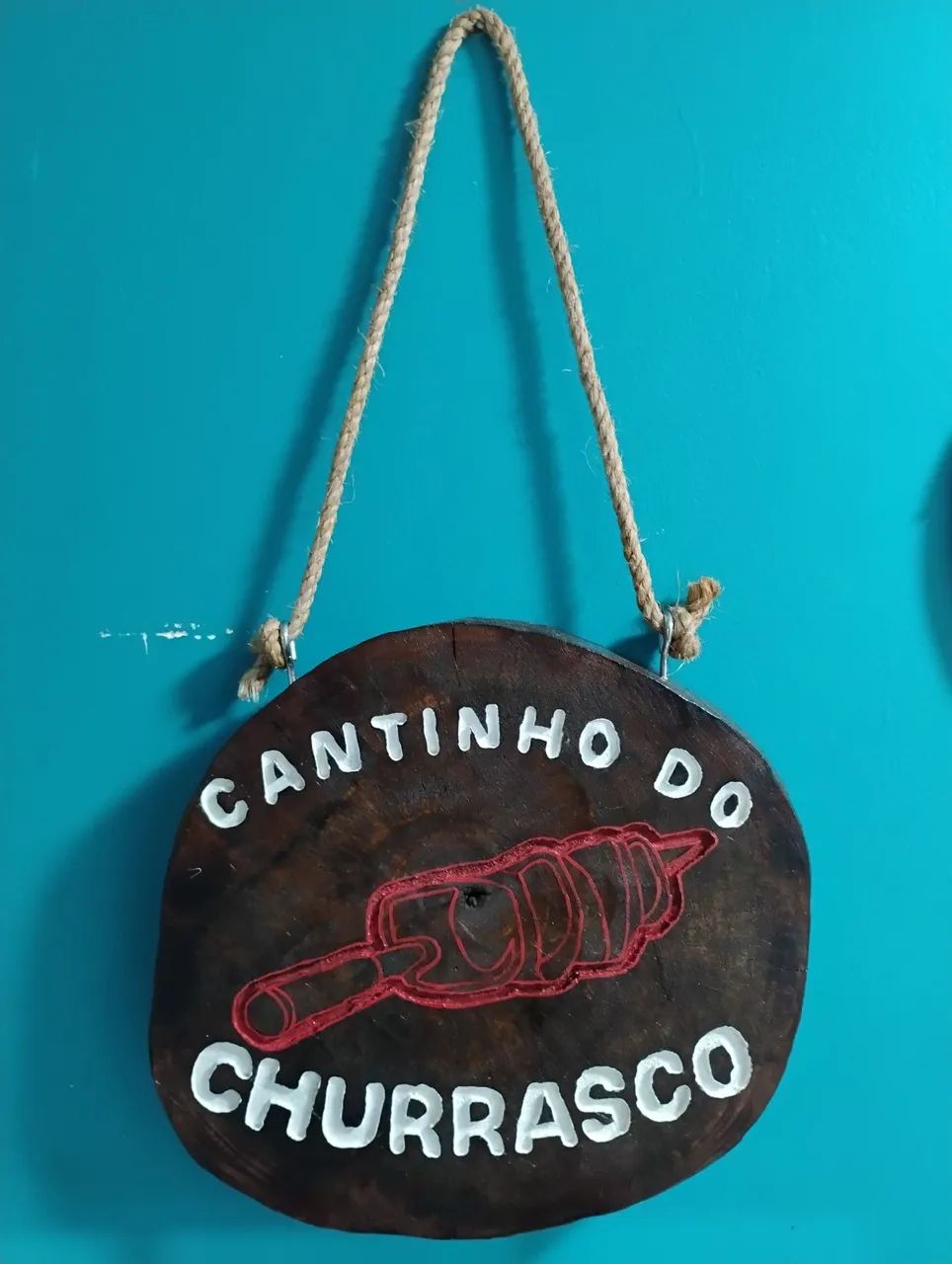 Placa Decorativa Cantinho do Churrasco - Foto 3