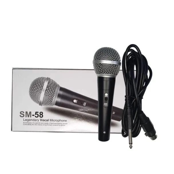 Microfone Profissional Com Cabo Sm-58 Premium Dynamic - Foto 2