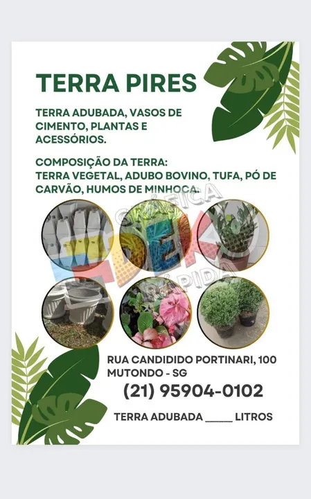 Terra adubada atacado e varejo com entrega