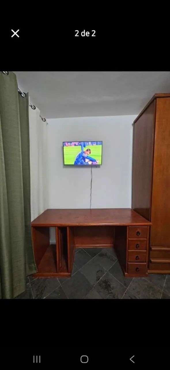 Mesa de madeira maciça para computador 64606907064193120