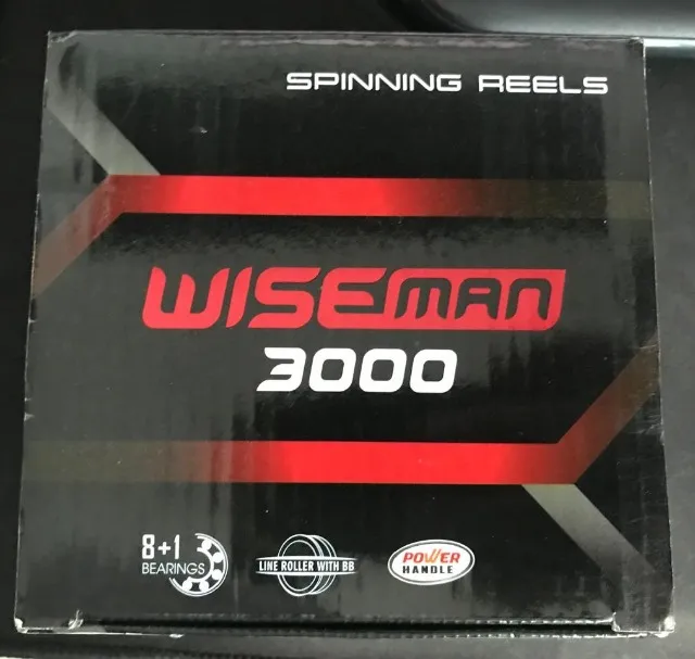 Molinete de Pesca Wiseman tamanho 3000 - Novo
