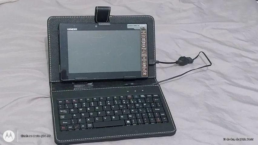 CASE COM TECLADO-USB- PARA TABLET 7' - Foto 2