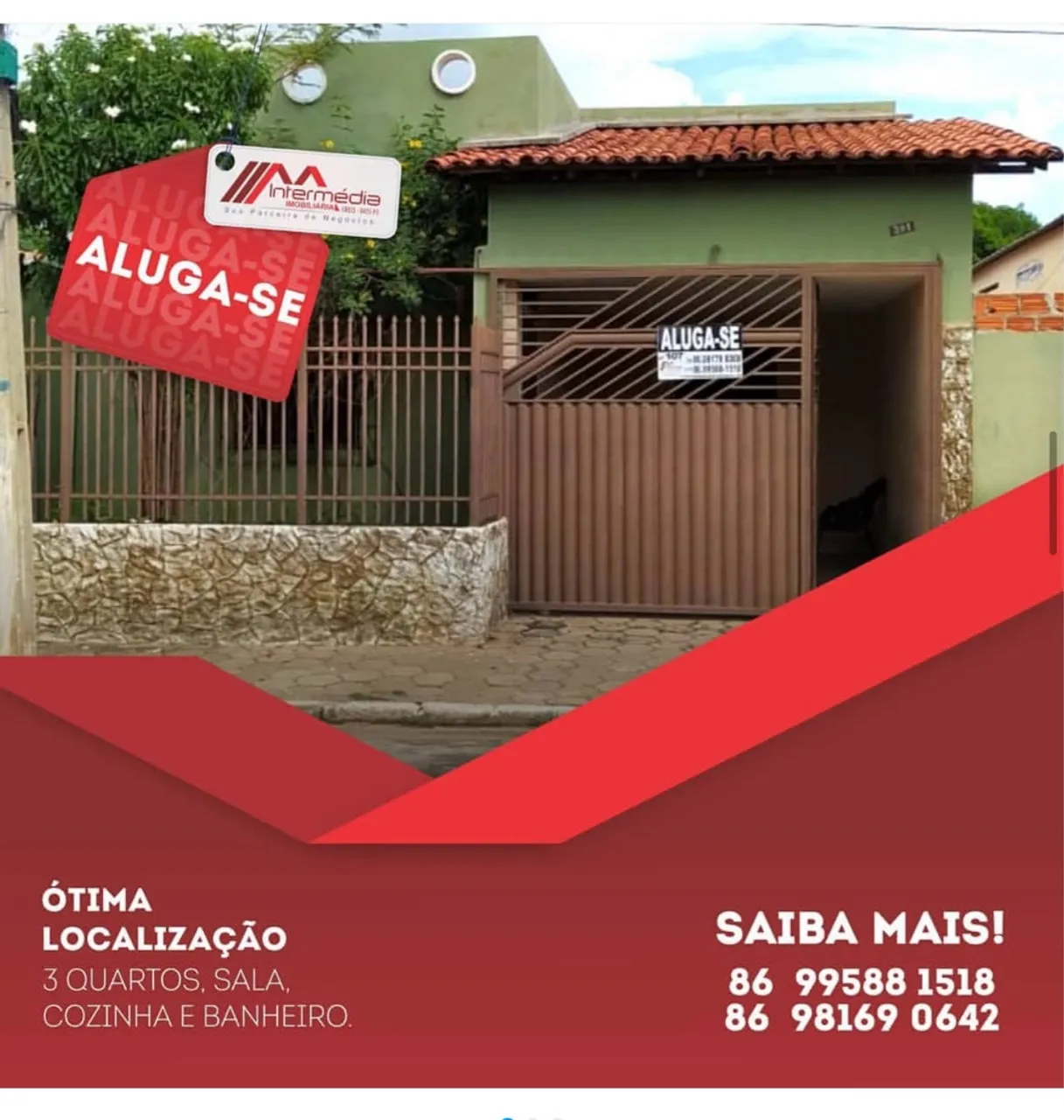 Casa e ponto comercial Bairro de Fátima Campo Maior 