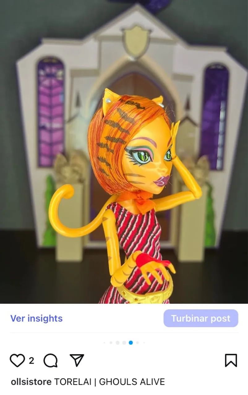 Boneca Monster High Toralei Ghouls Alive - Foto 5