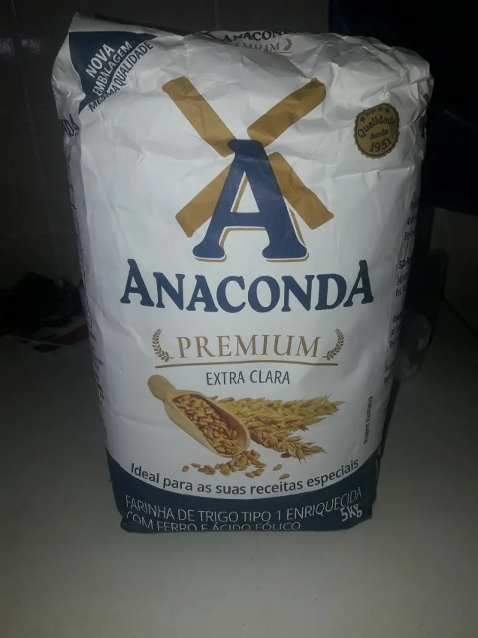 Farinha Anaconda Premium 5kg tipo 1 - A Farinha Ideal para suas receitas