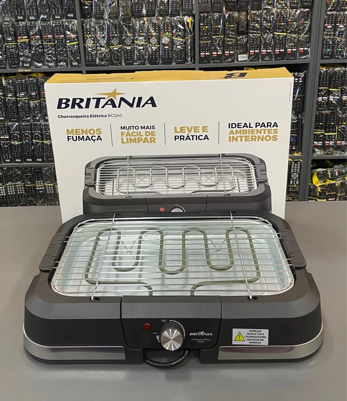 Churrasqueira Elétrica Britânia BCQ40 - Nova
