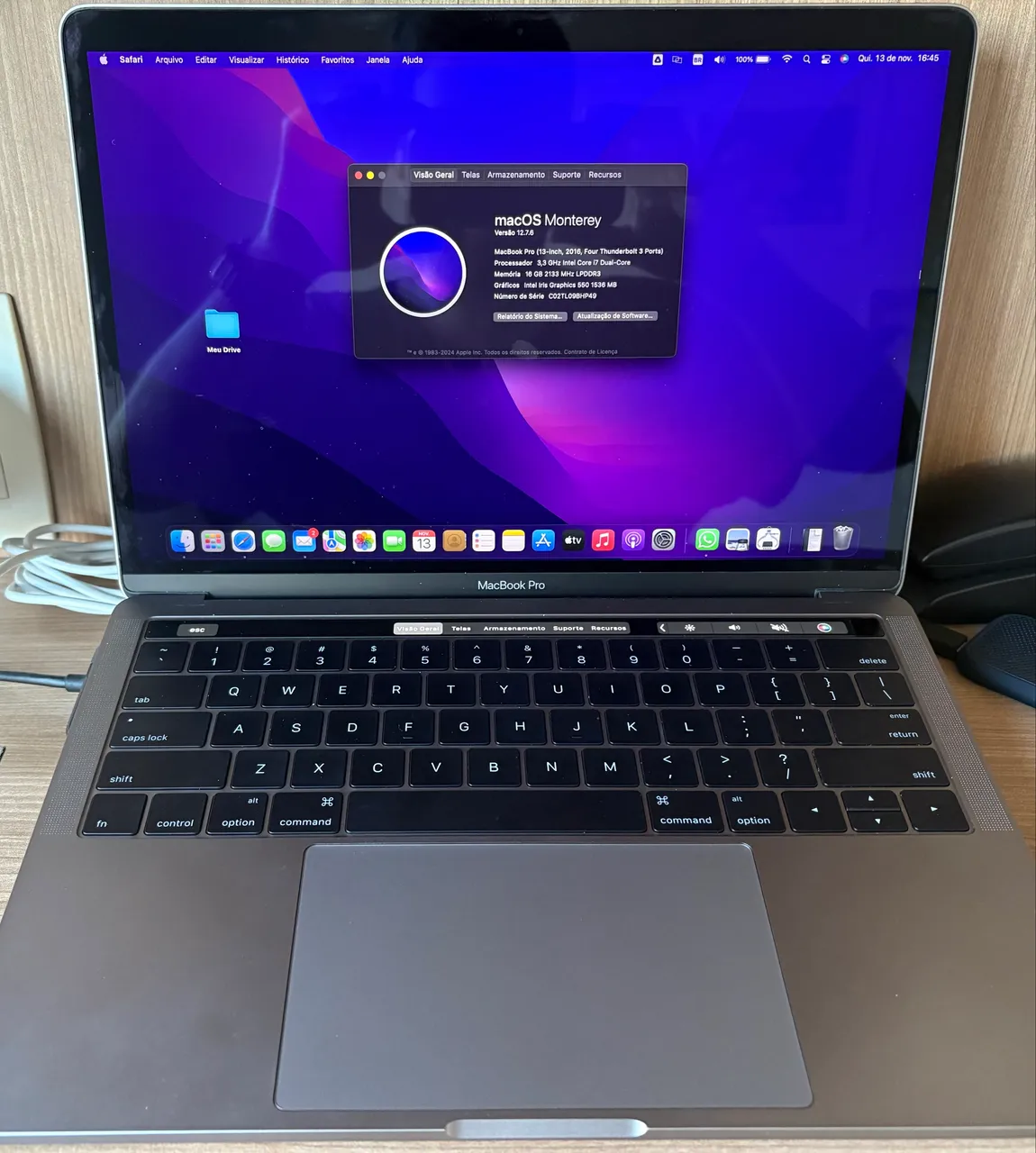 macbook pro 2016 16gb