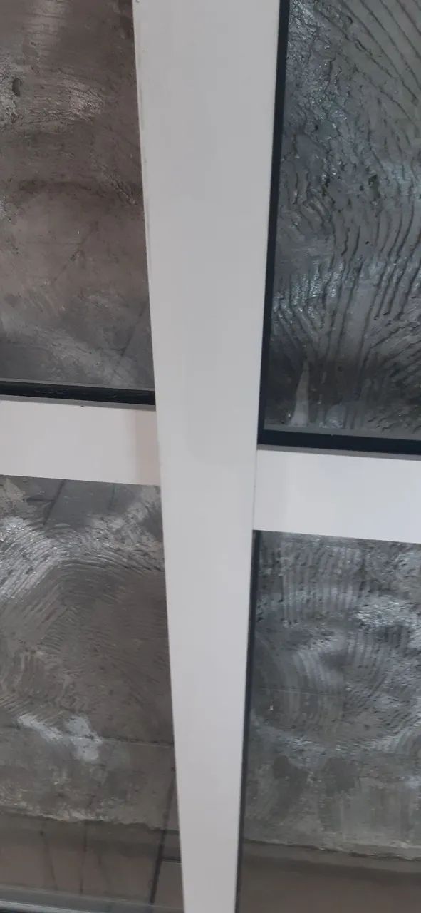 Porta vidro aluminio fechamento tamanho 2.36 de largura por 2.28 altura - Foto 5