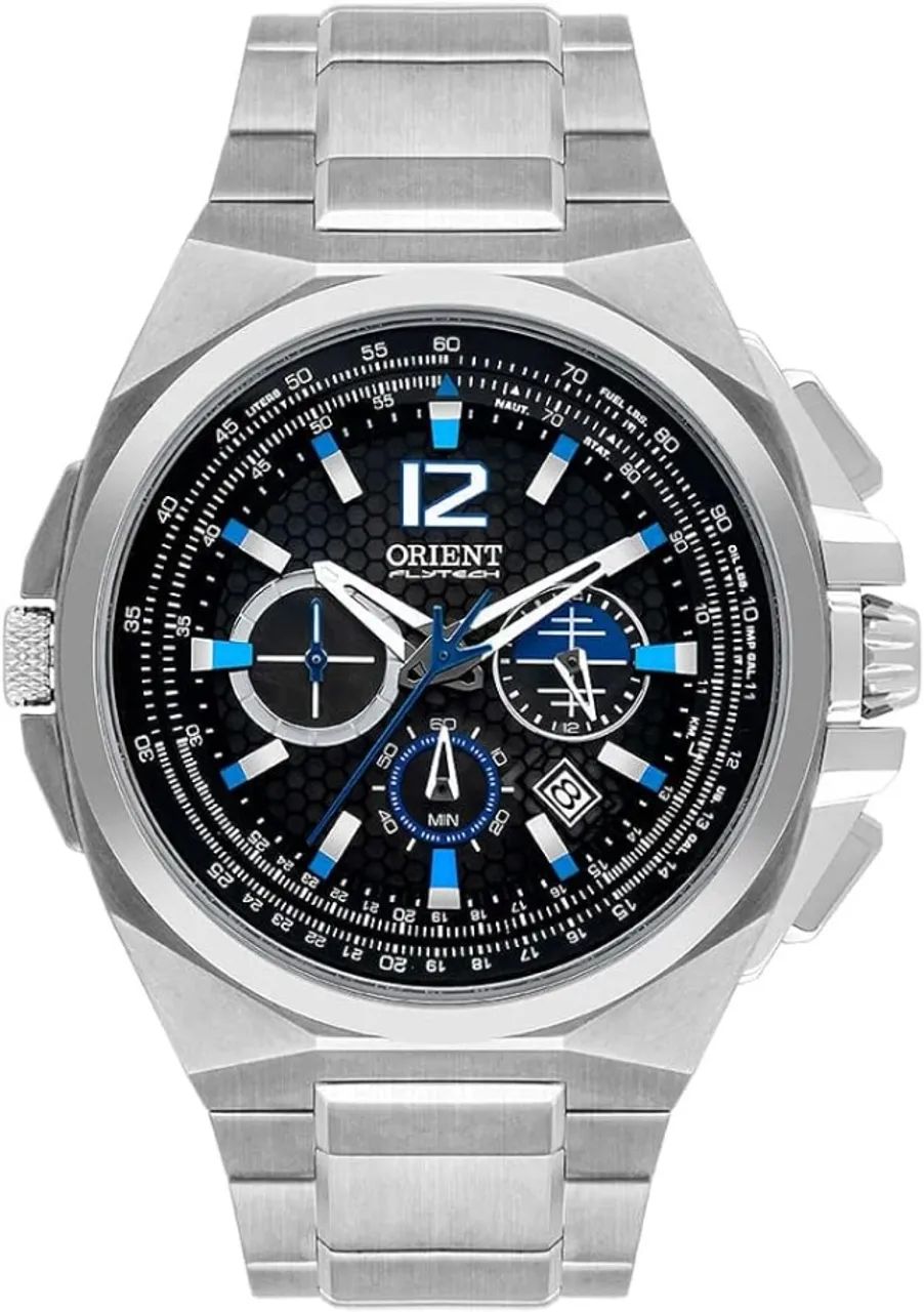 Relógio Orient Flytech Solar Titânio Ref: Mbttc017 G2gx Masculino - Foto 4