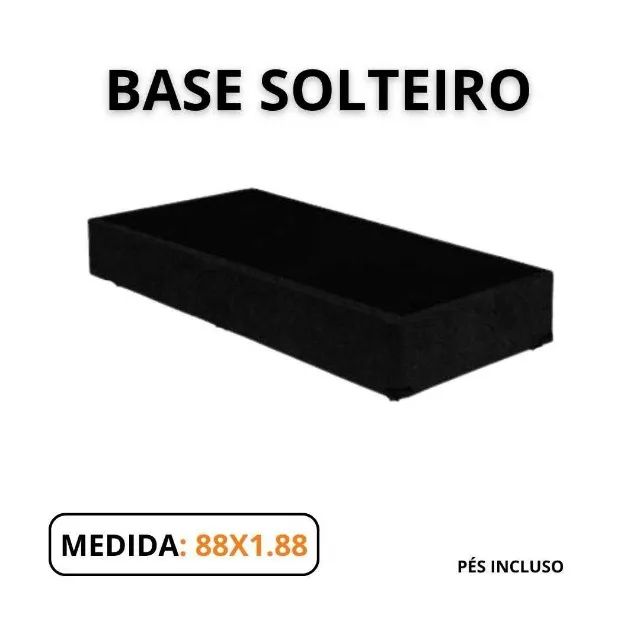 Base Cama Solteiro Tradicional Confort 88x188 -FAZEMOS ENTREGA!