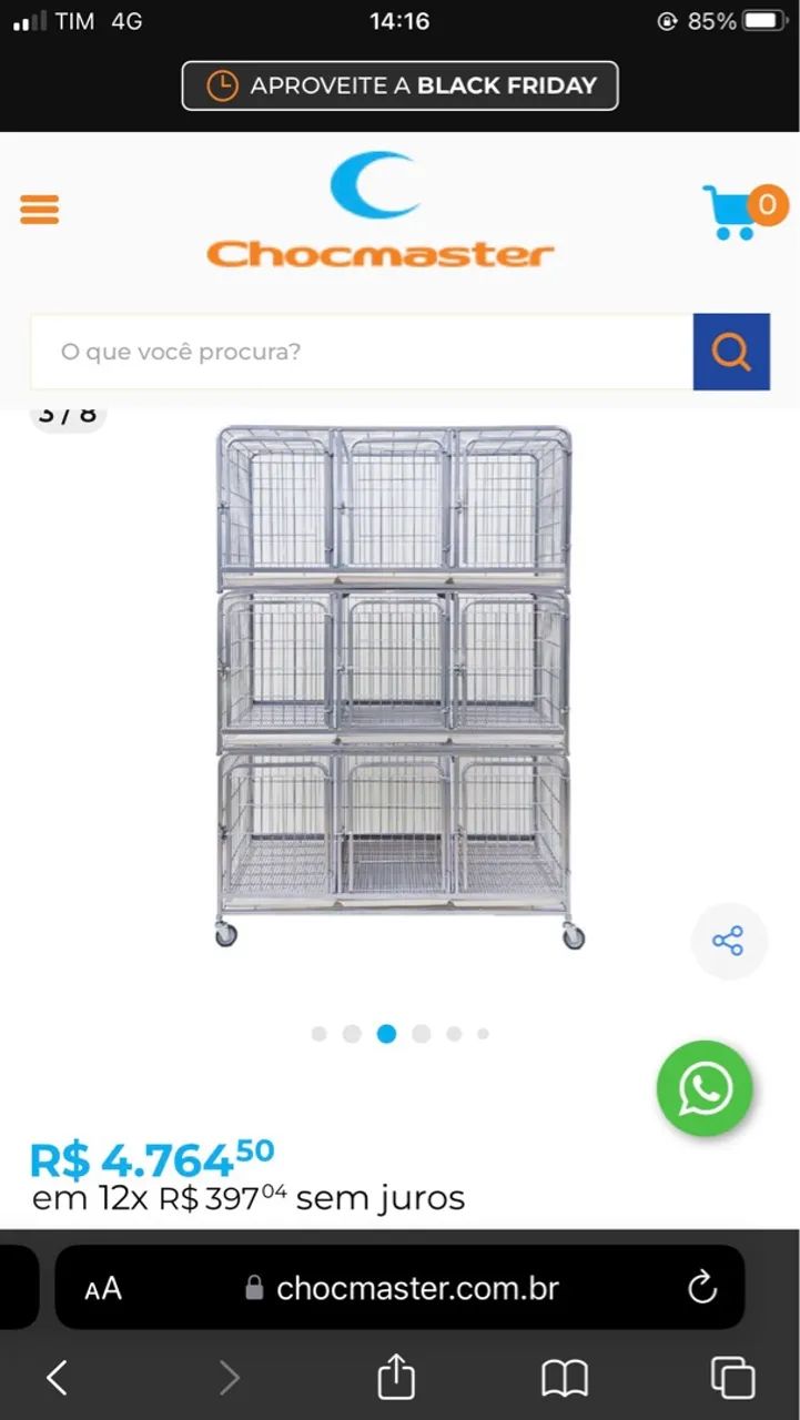 Grade, canil, gatil, gaiola - Foto 4