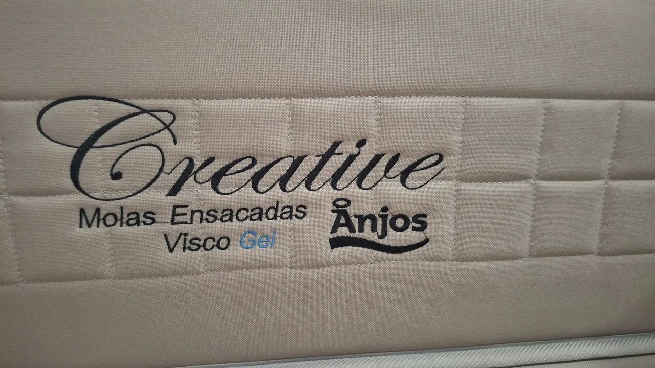 CAMA BOX CASAL QUEEN ANJOS MOLAS ENSACADAS GEL SEMI-NOVA  - Foto 5