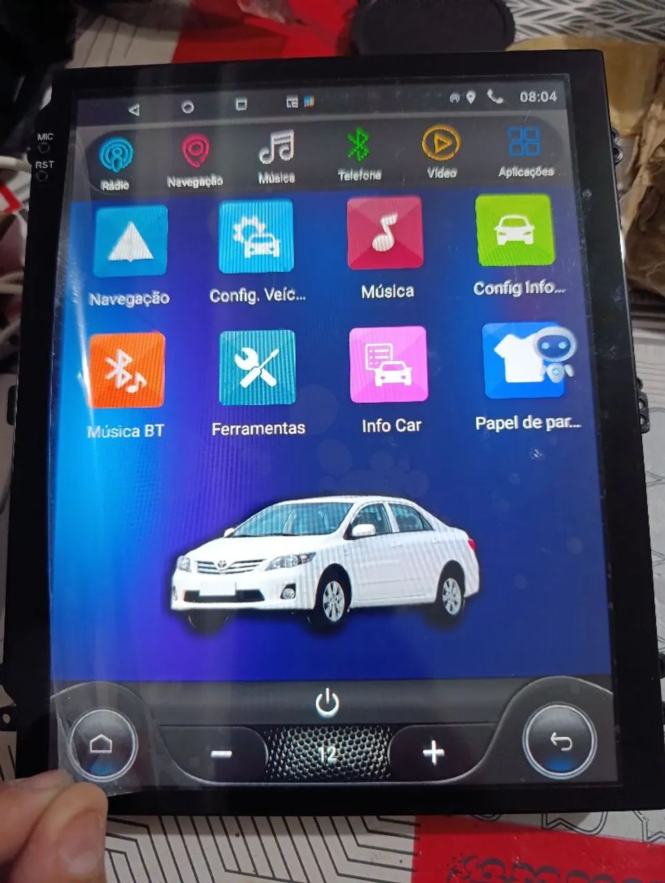 Central Multimídia Android 13 QLED KP, 13 polegadas-RA928 - Foto 4