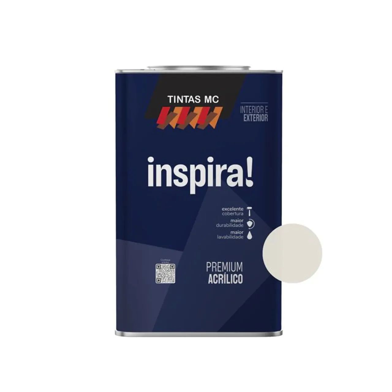 Tinta Acrílica Premium Toque Fosco - Inspira Branco | 18 Litros