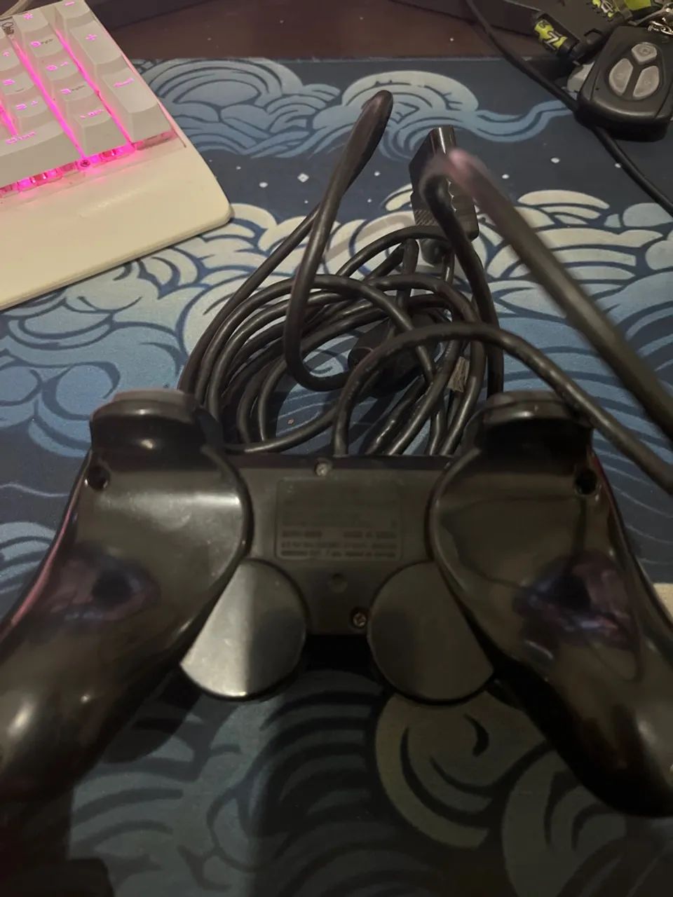 Controle Playstation 2 - Original Sony Prata e Preto - Foto 4