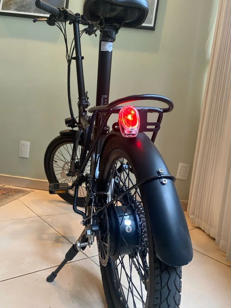 Bicicleta Elétrica Skape S Dobrável - Acelerador | 30km Autonomia | Ótimo Estado  - Foto 3