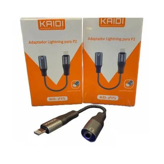 Adaptador Lightning para P2 Kaidi