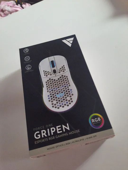 Kit Teclado Logitech G413 Carbon e Mouse Gamer Force One Gripen - Foto 4