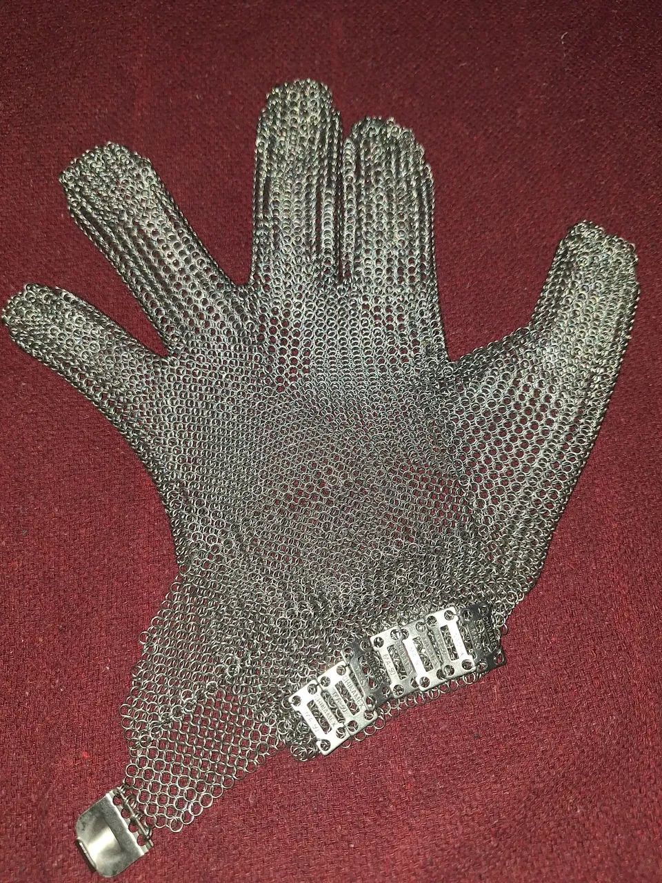 Luva de aço de açougueiro  - Foto 3