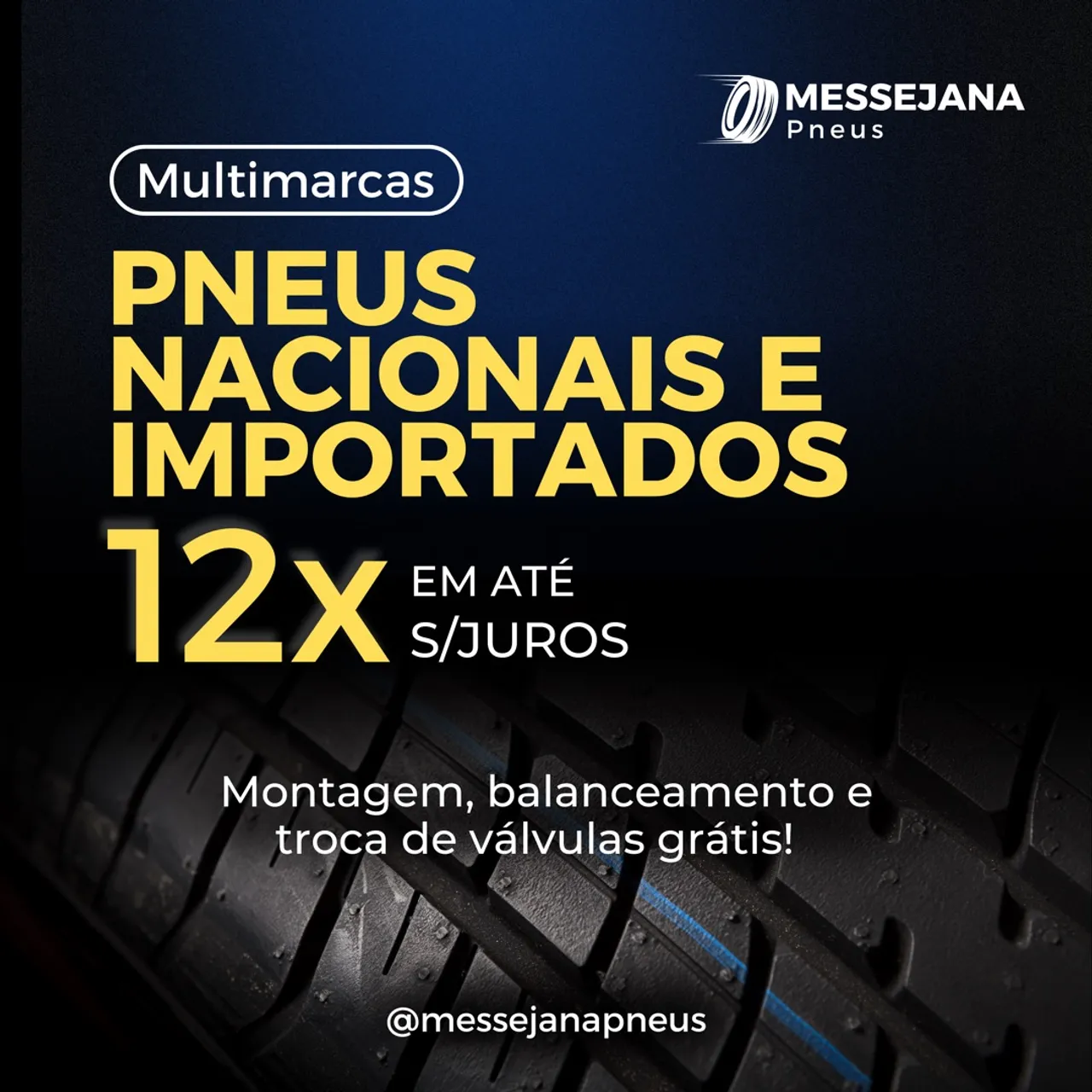 Pneus Nacionais e Importados Aro 13 ao Aro 20