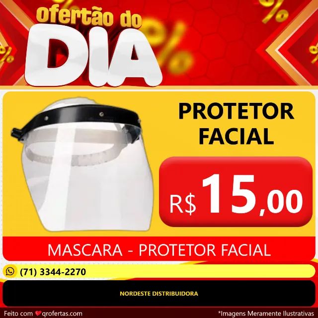 Máscara Protetor Facial - Foto 4